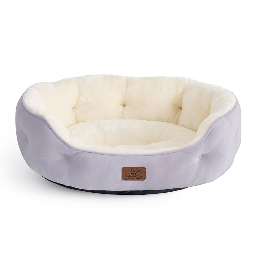 Bedsure Dog Beds for Small Dogs - Round Cat Beds for Indoor Cats, Washable Pet Bed for Puppy and ... | Amazon (US)