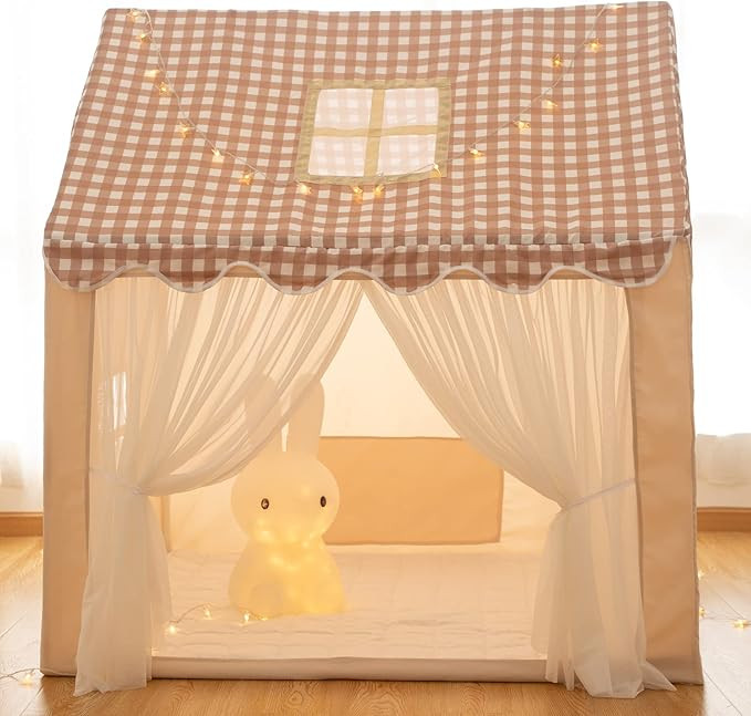 RongFa Playhouse Play Tent Indoor Game House Children's Outdoor Tent House Fund (Cell House+Mat) | Amazon (US)