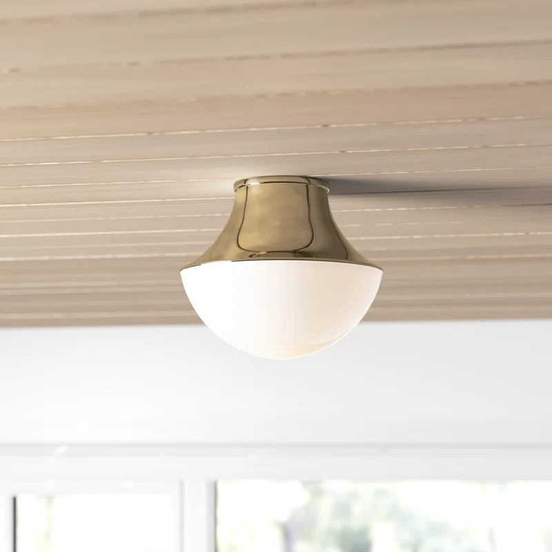 Alistair Glass Flush Mount | Wayfair North America