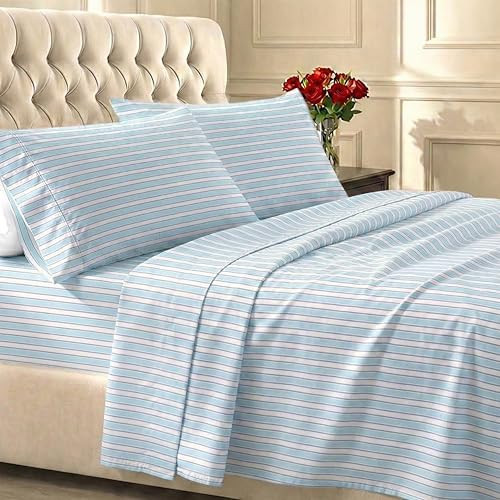 California Design Den 100% Cotton Sateen 400 Thread Count Sheets Full Set | Amazon (US)