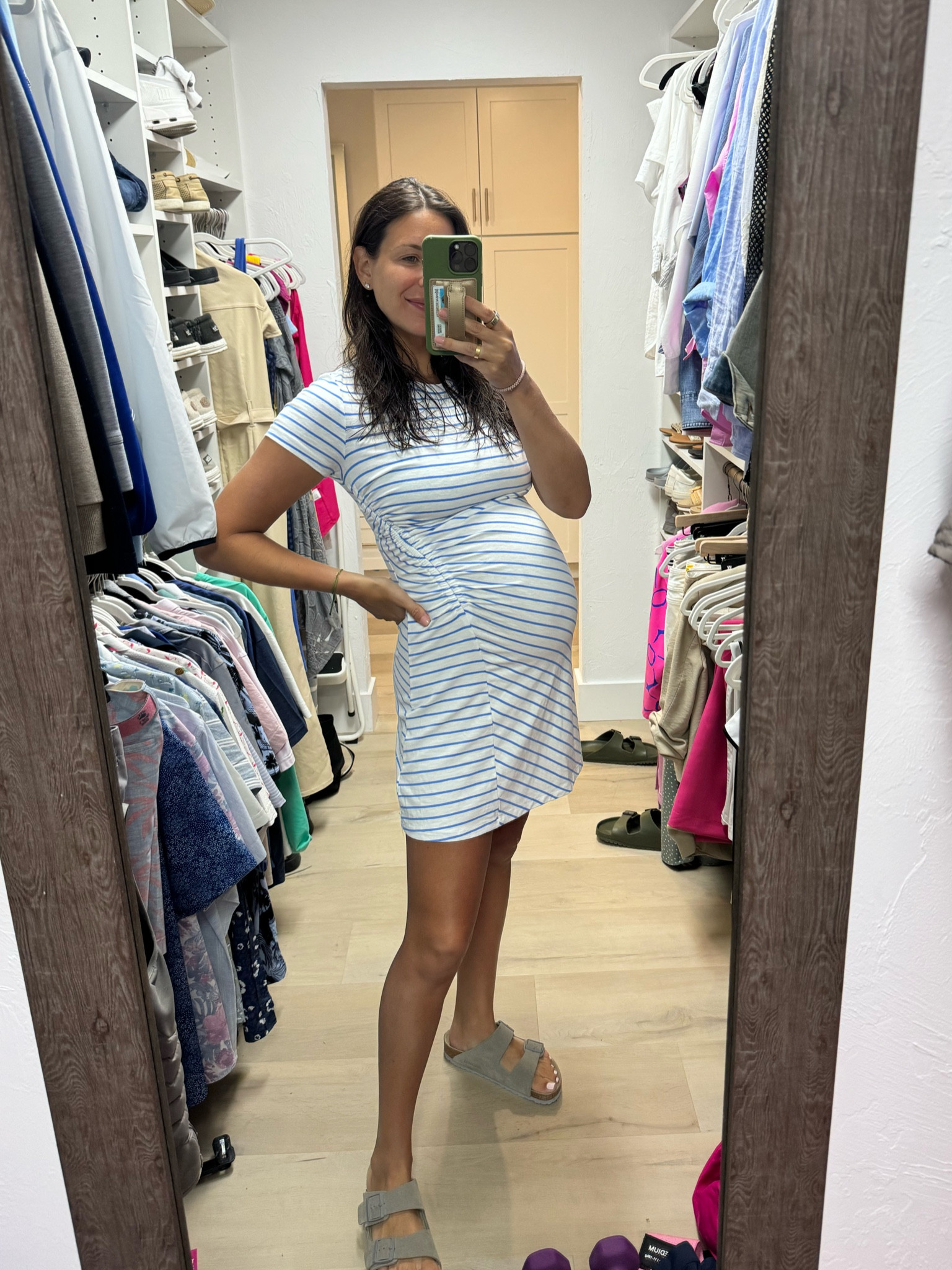 Xs! Could have done small too with bump
But it’s so stretchy xs fit too! Wore it as beach coverup too 

#LTKfindsunder50 #LTKstyletip #LTKbump