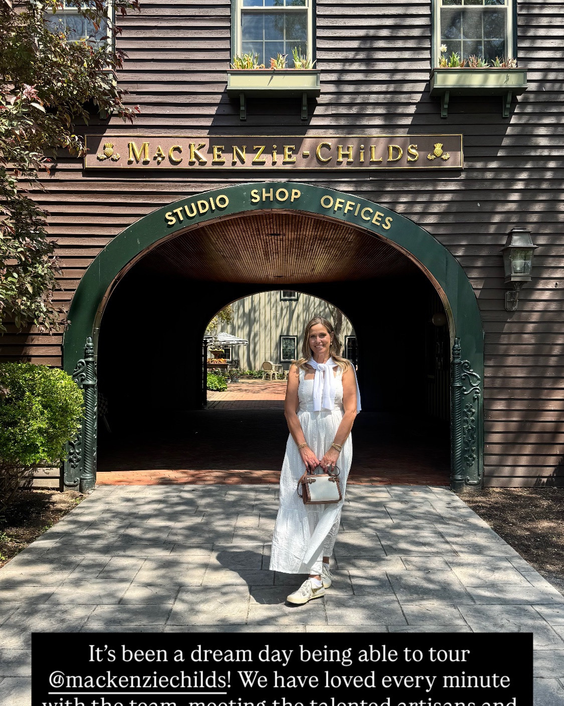 What an incredible day touring the Mackenzie-Childs grounds, meeting with their artisans and watching them add the magic to each piece we all know and love!! It’s truly been a dream day! @MacKenzie-Childs

#LTKdayinmylife #LTKstorytime