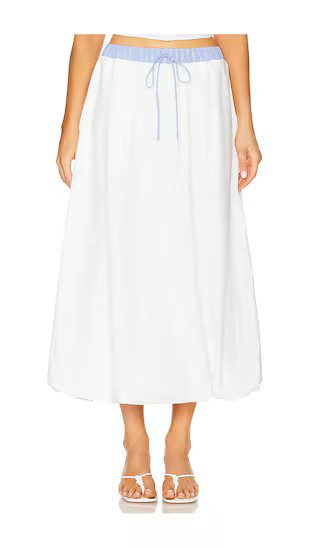 NIA Victoria Skirt in White. - size S | Revolve Clothing (Global)