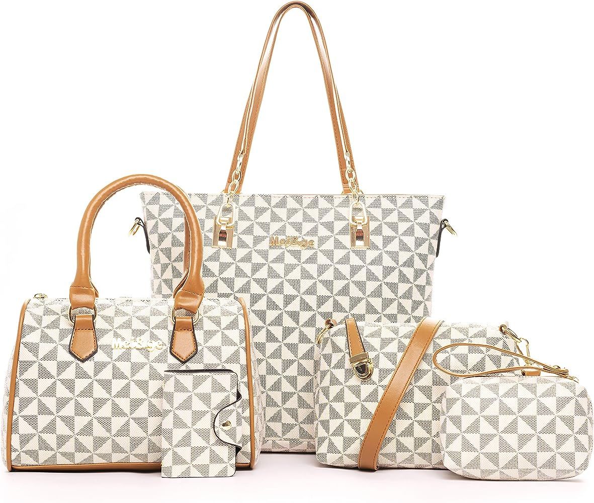 2E-youth Designer Purses and Handbags for Women Satchel Shoulder Bag Tote Top Handle Bag | Amazon (US)