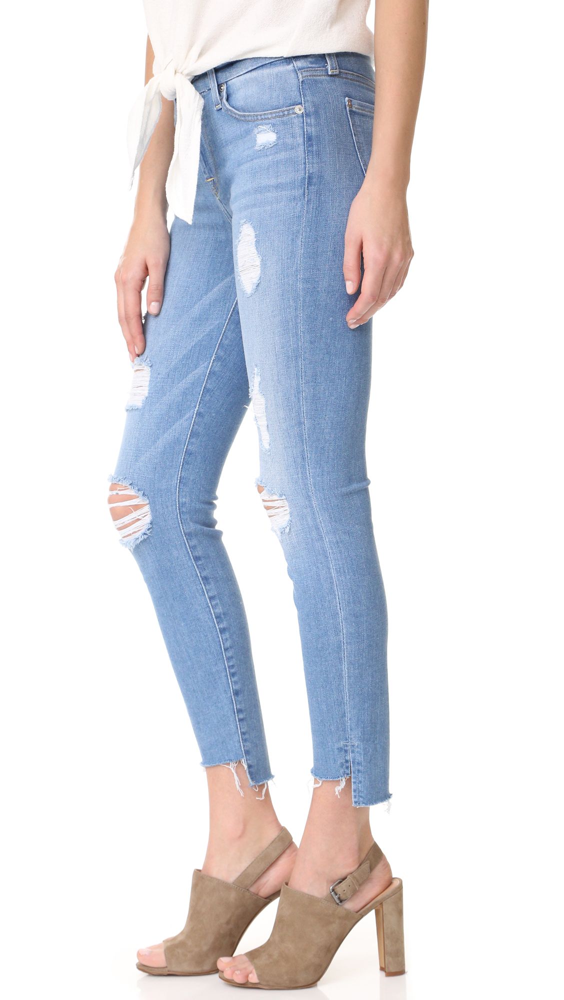 Step Hem Ankle Skinny Jeans | Shopbop