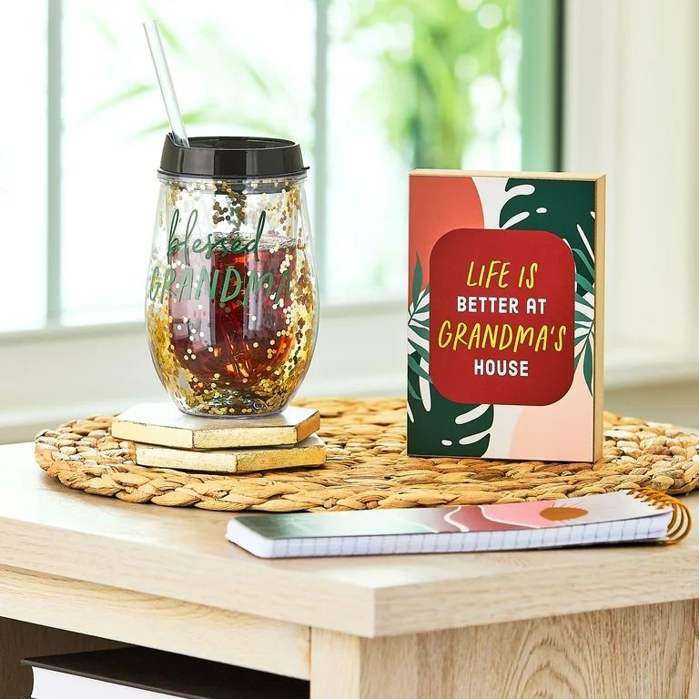 Mother's Day Blessed Grandma Gift Set, Brown & Green, 3 Pieces, by Way To Celebrate - Walmart.com | Walmart (US)