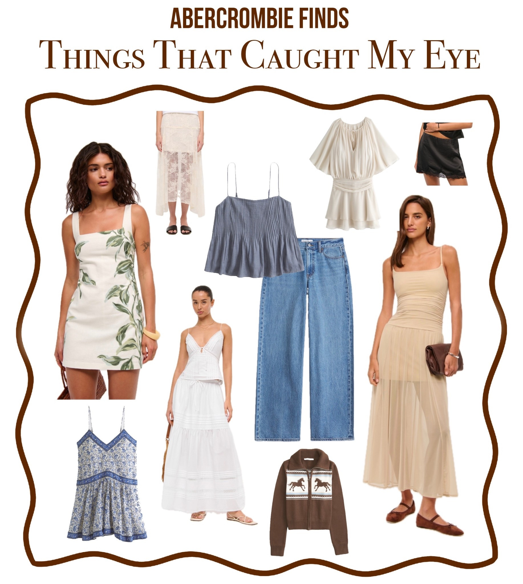 Here are a few things that caught my eye while I was browsing on Abercrombie! I bought most of these things, the rest are waiting in my cart until I feel like there’s the perfect occasion for them! They are having a huge sale right now for denim, and many other items are also on sale! 

#LTKMidsize #LTKSaleAlert #LTKTravel