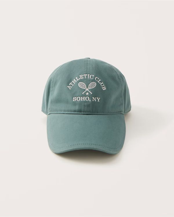 Women's Twill Graphic Baseball Hat | Women's Accessories | Abercrombie.com | Abercrombie & Fitch (US)