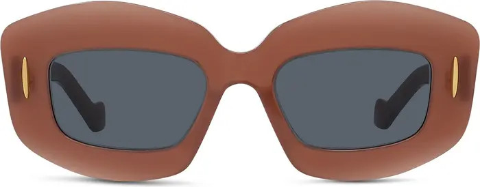 Silver Screen 49mm Rectangular Sunglasses | Nordstrom