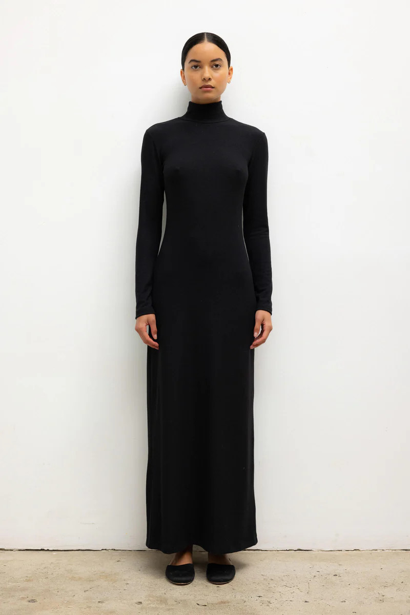 Lauren Turtleneck Maxi Dress | LESET