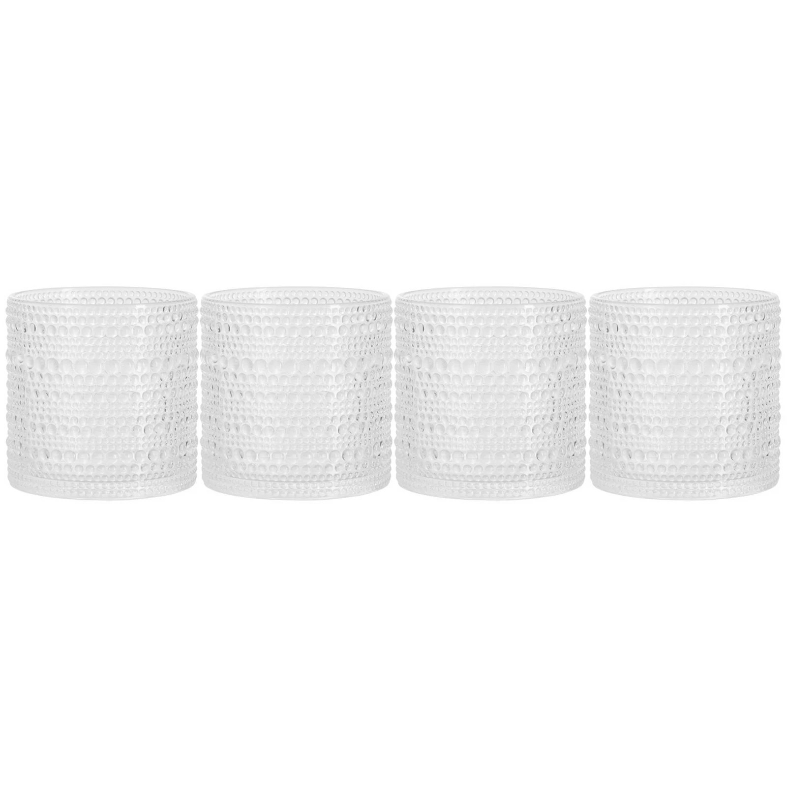 Home Essentials Halo 4-pc. Rock Glass Set, Clear | Kohl's