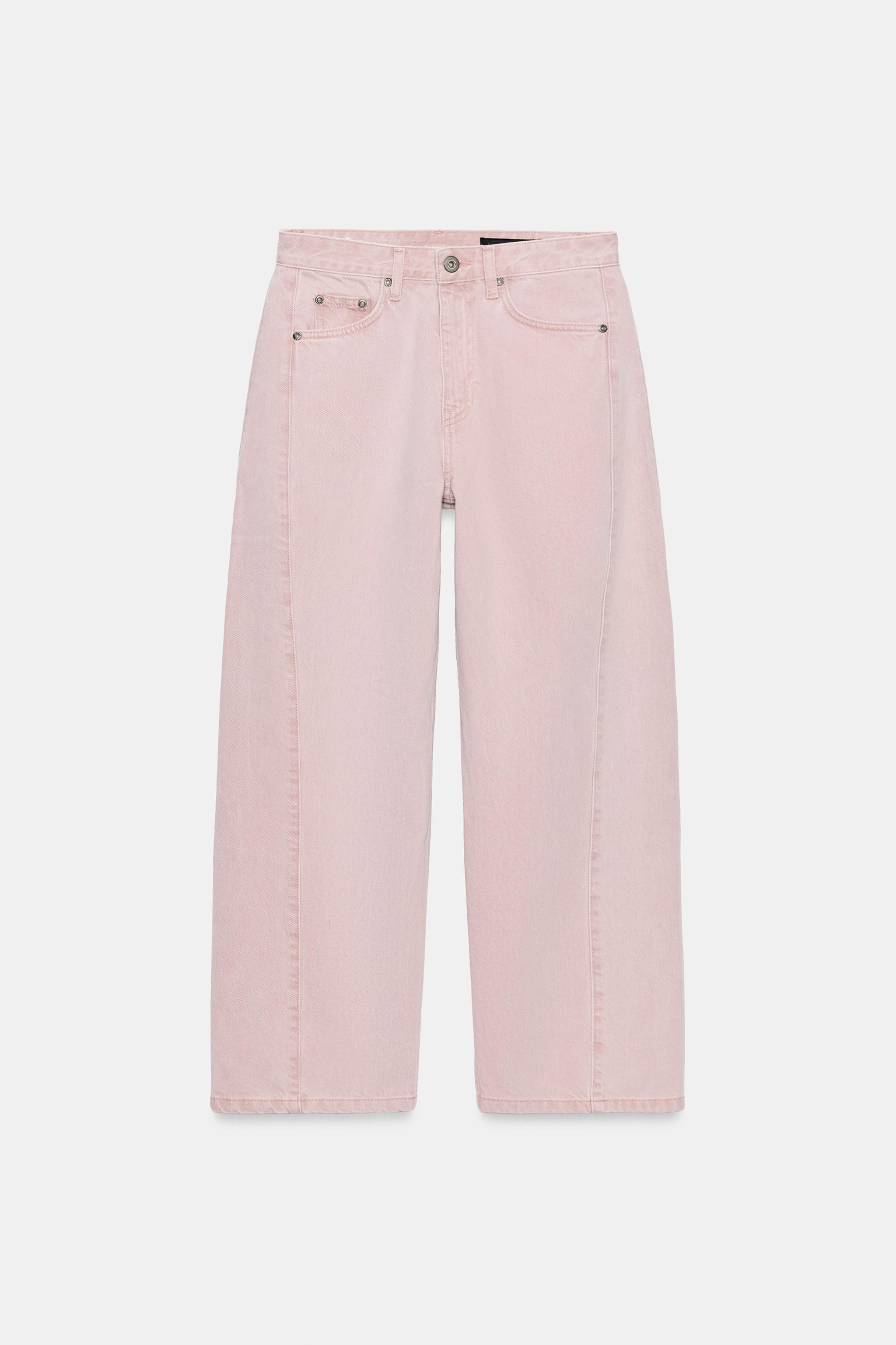 ZW COLLECTION MID-RISE RELAXED ANKLE JEANS | Zara US