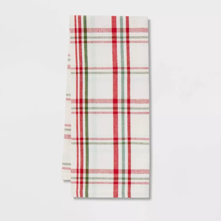Cotton Plaid Kitchen Towel - Threshold™ | Target