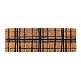 Amazon.com: Creative Co-Op Natural Coir Double Grid Pattern Doormat, 47" L x 16" W x 1" H : Patio... | Amazon (US)