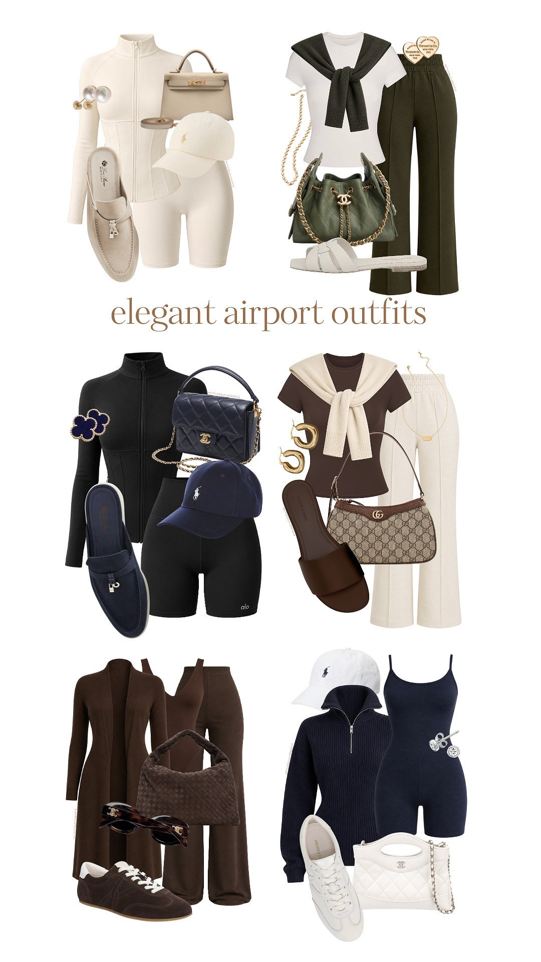 these basics paired together make for a ton of beautiful airport outfits!🤩