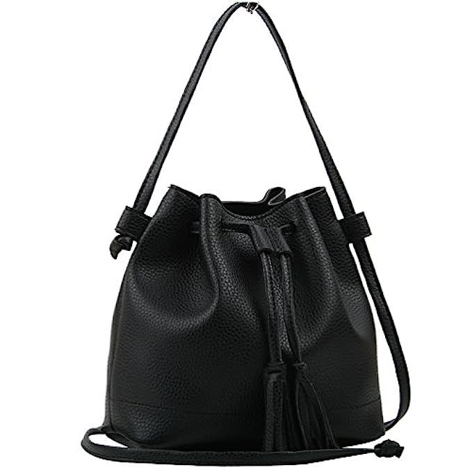 Copi Women's Everyday Bucket Bag & Cute Feminine Of Crossbody Small Bags | Amazon (US)