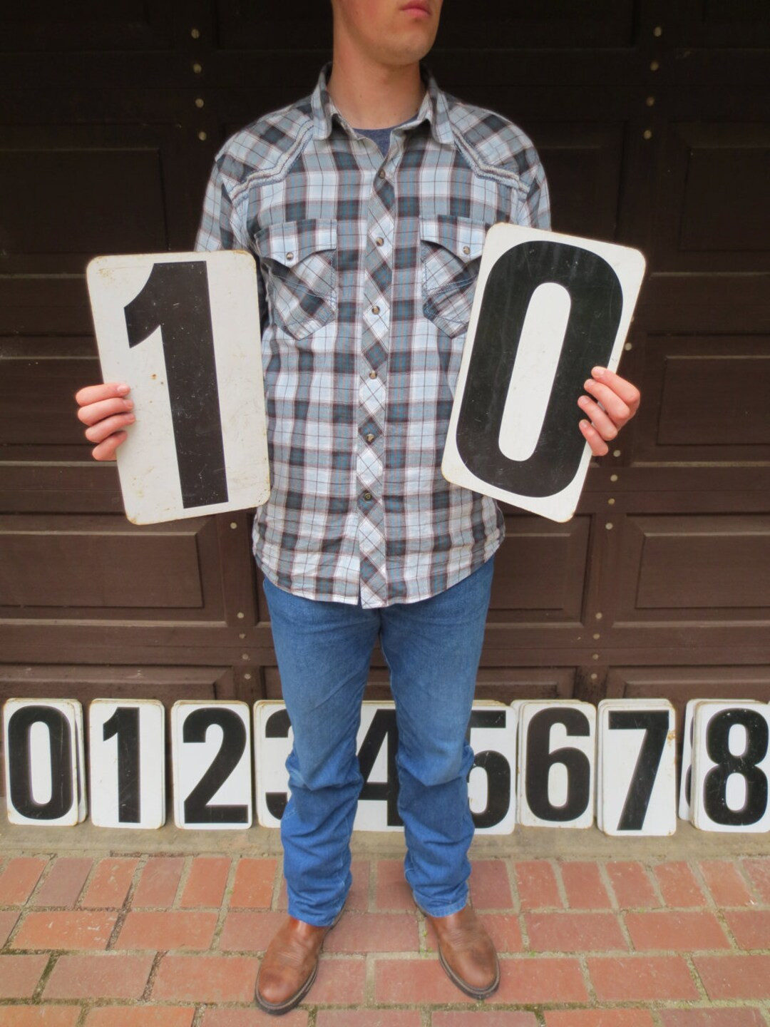 Vintage Double Sided Gas Station Price Sign Numbers 0 1 2 3 8 - Etsy | Etsy (US)