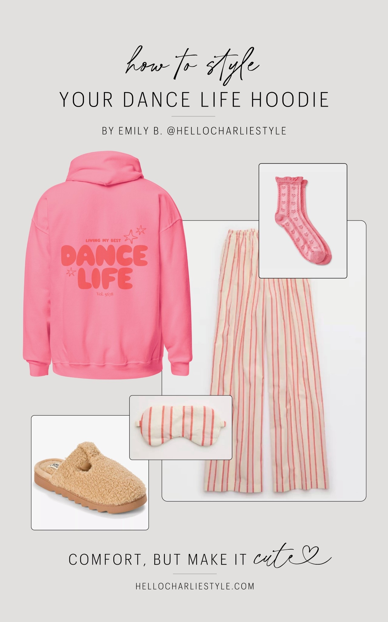 How to style your “Dance Life Hoodie” by Hello Charlie Style. 

#LTKootd