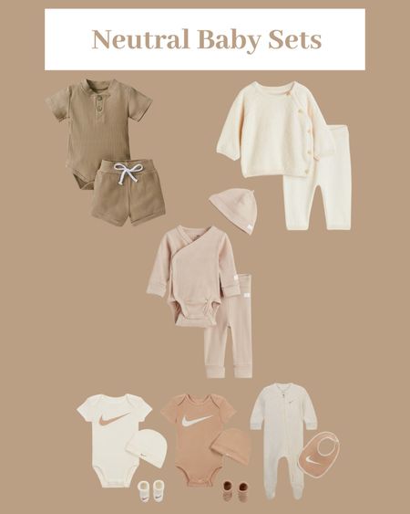 Baby outfits. Neutral colors. Nike. Baby finds.

#LTKfamily #LTKkids #LTKbaby