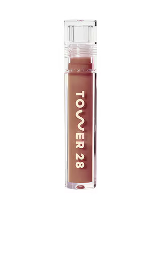 Tower 28 Shineon Milky Lip Jelly in Almond. | Revolve Clothing (Global)