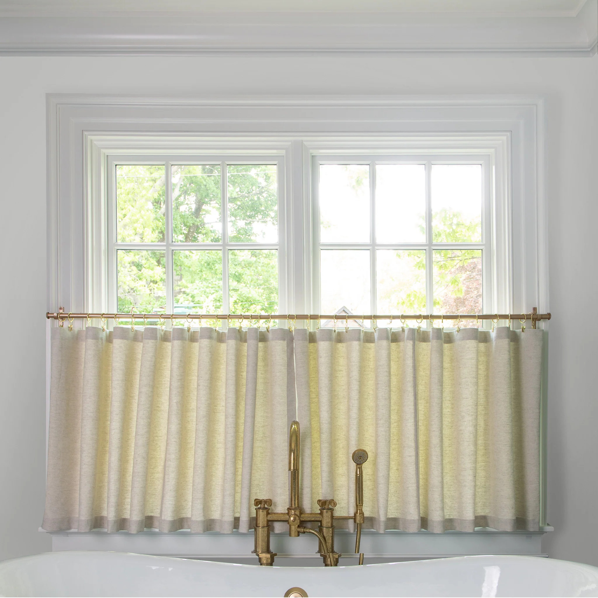 Custom Linen Oat Curtains - Pepper Home | Pepper