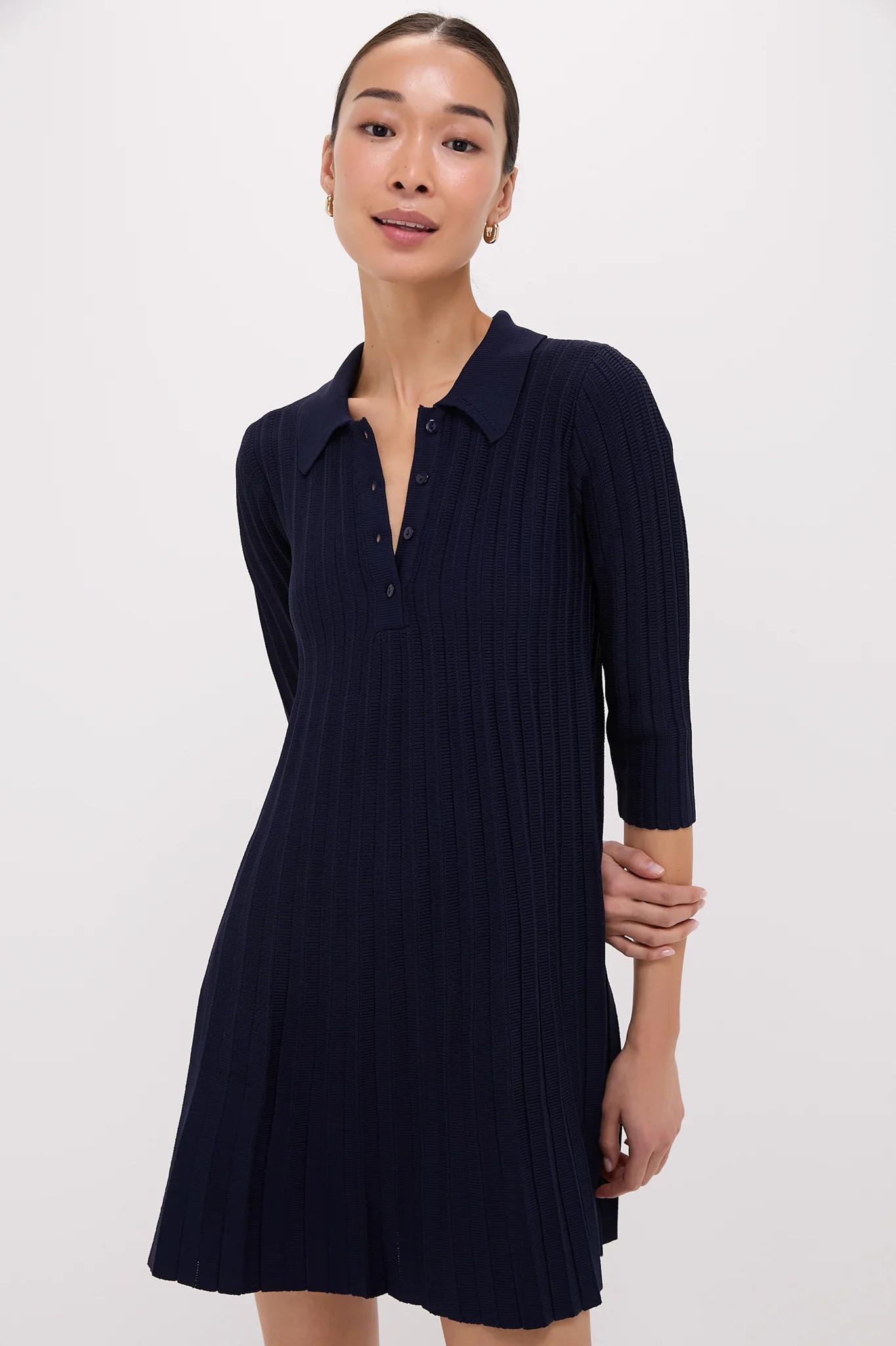 Navy Knit Landry Dress | Tuckernuck (US)