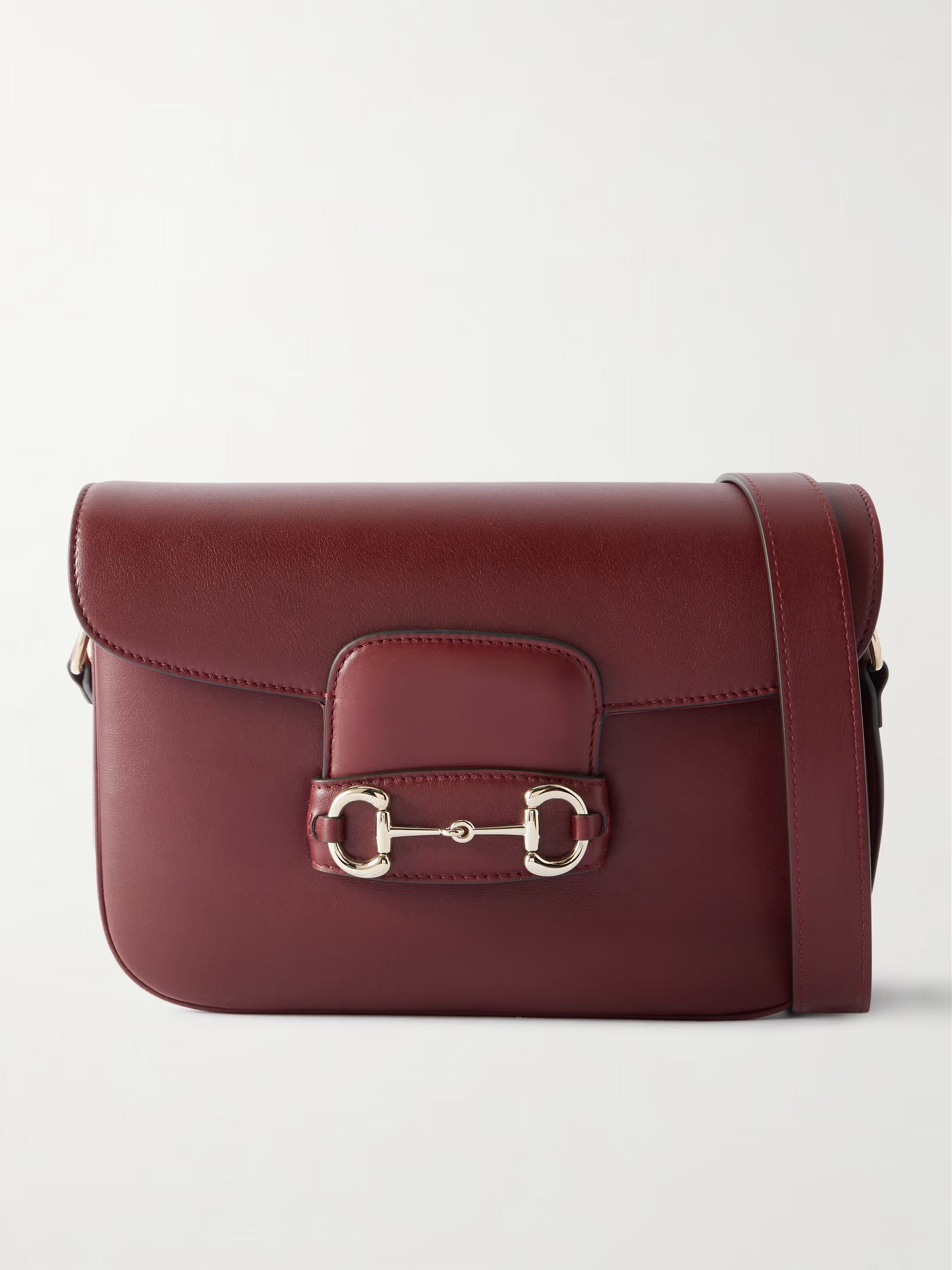 Horsebit 1955 leather shoulder bag | NET-A-PORTER APAC
