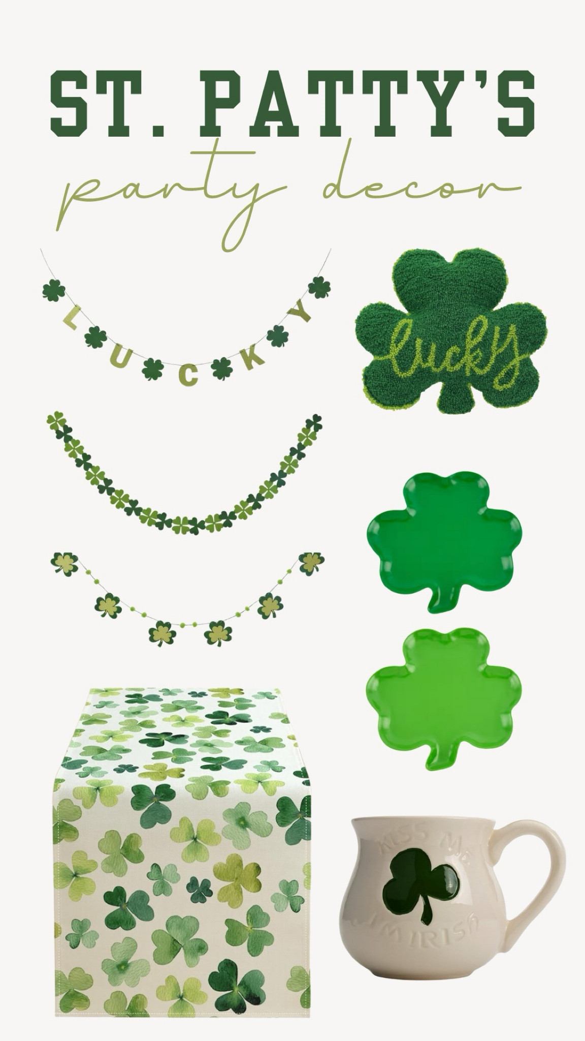 Throwing a St Patty’s day party? Here are some fun ways to decorate!

#LTKparties #LTKSeasonal