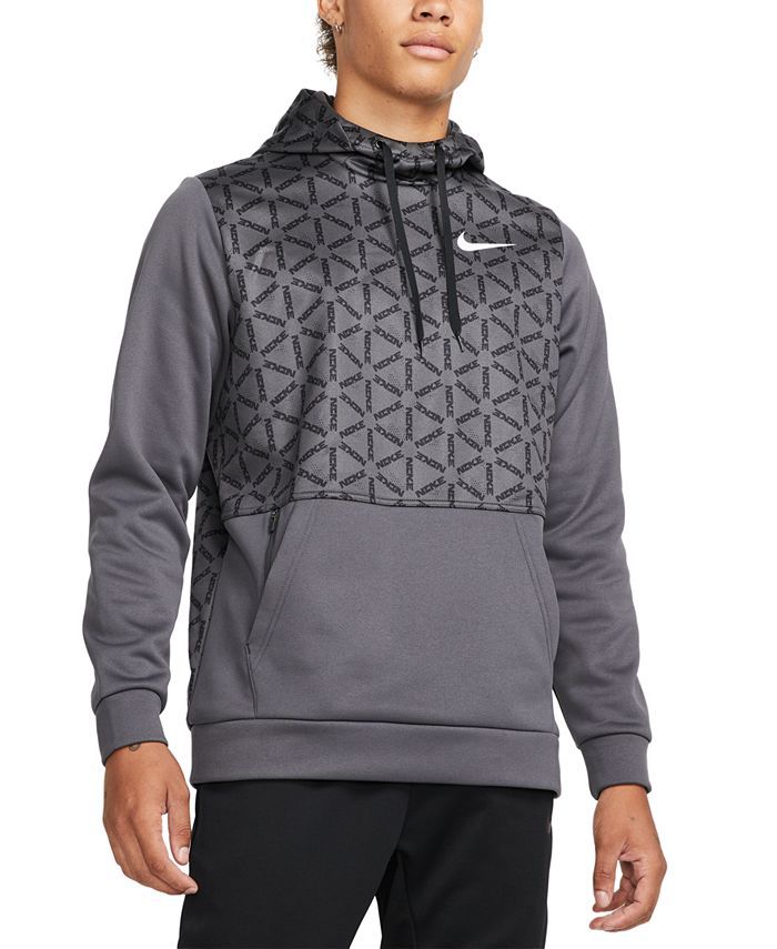 Nike Men's Therma-FIT Geo-Print Hoodie  & Reviews - Activewear - Men - Macy's | Macys (US)