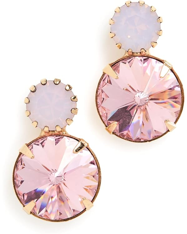 Jennifer Behr Women's gold-plated-brass Myrla Earrings, Rose Opal, Pink, One Size | Amazon (US)