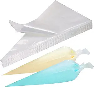 Piping Bags 18 Inch Disposable Pastry Bags Cake Cupcake Cookies Decorating Bags for Icing and Fro... | Amazon (US)