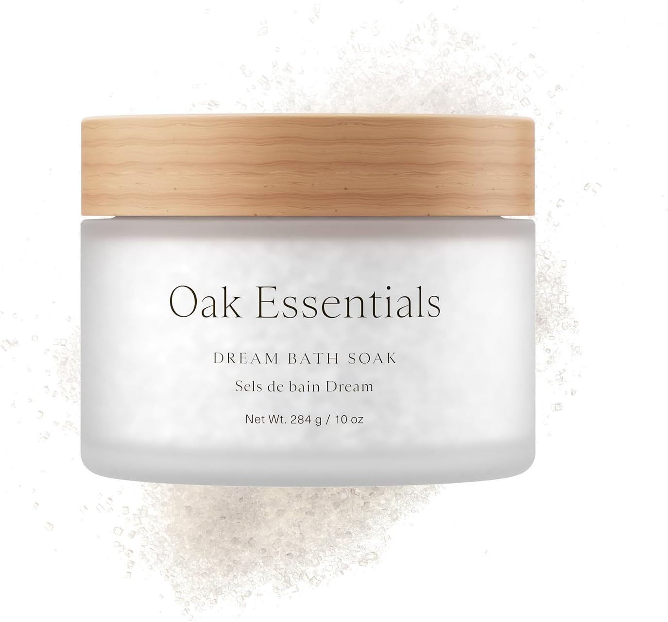 Oak Essentials Dream Bath Soak | Magnesium & European Sea Salt with Lavender, Chamomile & Geranium | Soothing, Restorative Bath Salts, 10 Oz | Amazon (US)