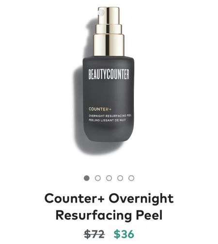 The best chemical exfoliator out there! Clean beauty brand BeautyCounter Overnight Resurfacing Peel has AHA’s and BHA’s. Your skin will be so smooth and soft! Now half off!

#LTKunder50 #LTKbeauty #LTKsalealert