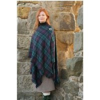 Scottish Plaid Shawl - Tartan Ruana Made in The Usa From Medium Weight Premium Wool Fabric Woven Scotland Serape | Etsy (US)