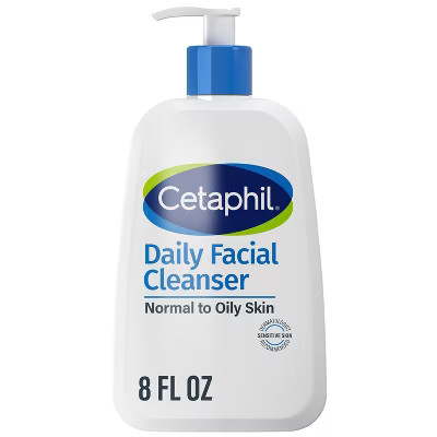 Cetaphil Daily Facial Cleanser Face Wash with Niacinamide for Oily Skin - 8 fl oz | Target