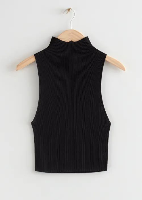 Sleeveless Knit Crop Top | & Other Stories US