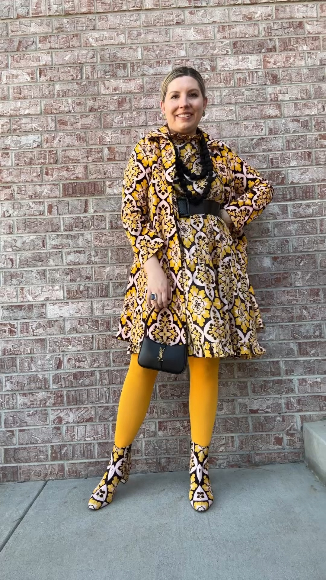 Off the Wall(paper) - Look 12
A curated style series

When I bought this coat (in an epic clearance sale) it was the fanciest, most expensive thing I had ever purchased. (Since then I had a wedding and bought a house, so those really outdid this coat) but at the time it was WILD to buy something so cool and $$$. I will most certainly keep it for the rest of my life. It’s truly one of the most beautiful things I’ve ever seen - so of course I had to collect the dress and boots too. 

Anyhow - this coat is a perfect representation of what I aim to promote as a fashion creator: buy the thing you love, buy it once and enjoy it forever. Don’t settle. Sure you may size out of things, or use them to the point of no repair, but why buy a placeholder version when you could get as close as possible to the real deal. If you love it - search sales, second hand and hope for the one that you’ll love every day for the rest of time.

Dress, Coat & Boots - La DoubleJ
Tights - We love colors 
Bag - YSL
Necklace - Dillards
Belt - Carolina Herrera
Ring - Kate Spade
Earrings - Hermes
Bracelet - Rocksbox
 


#LTKTall #LTKMidsize #LTKootd