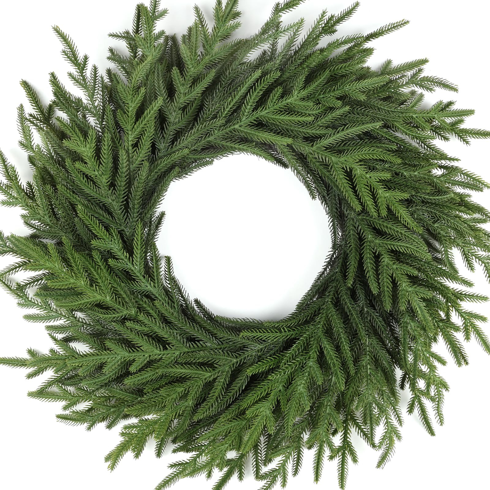 Artgar 26 Inch Pine Wreath - Christmas Wreaths for Front Door - Real Touch Pine Wreath - Large Ar... | Amazon (US)