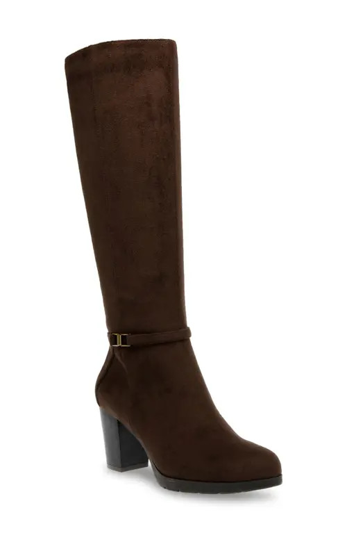 Anne Klein Rya Knee High Boot in Dk Brown Ms at Nordstrom, Size 10 | Nordstrom