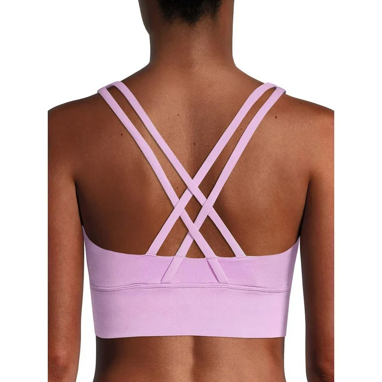 Avia Women's Strappy Cross Back Sports Bra | Walmart (US)