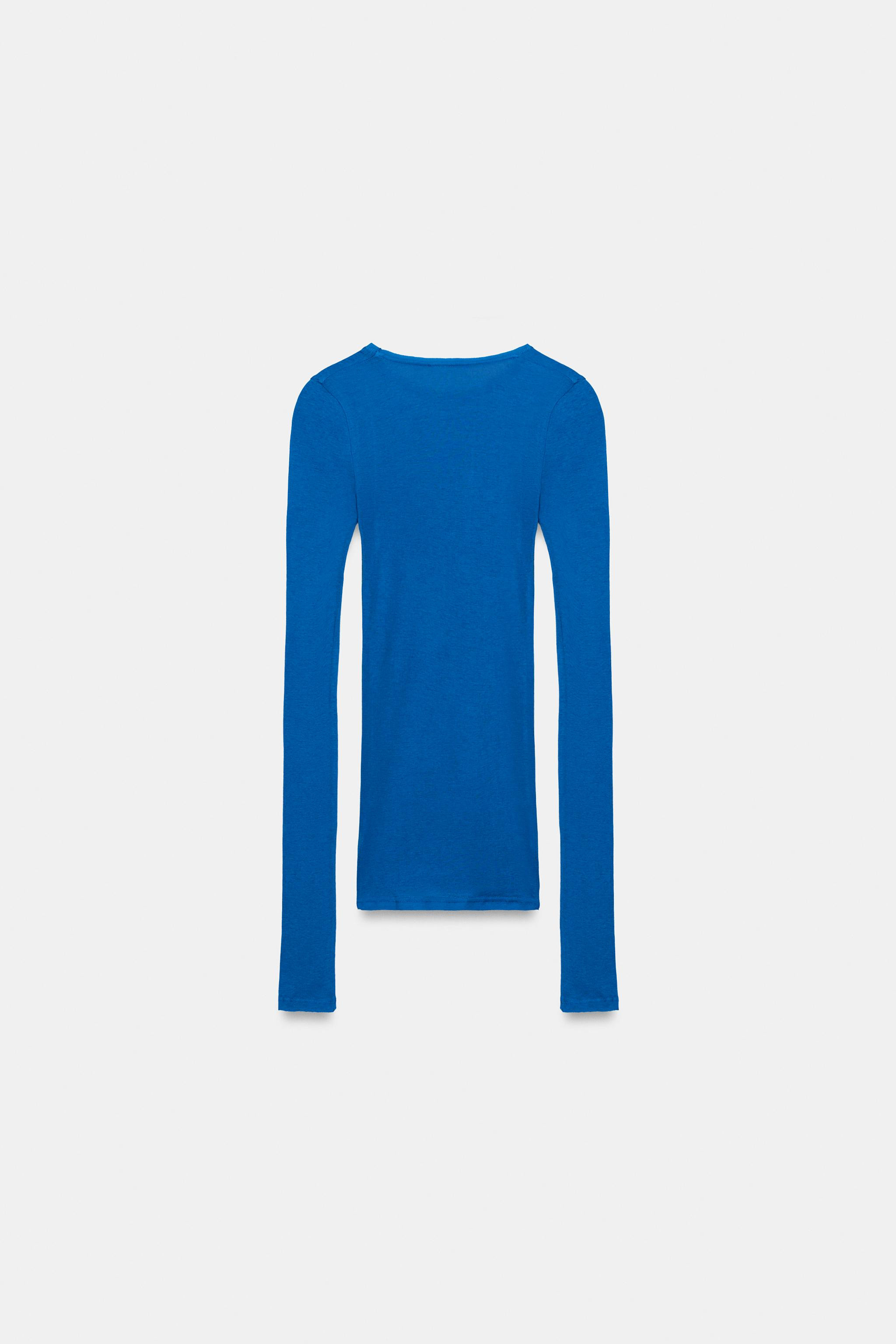 SUPIMA® LONG SLEEVE T-SHIRT | Zara US