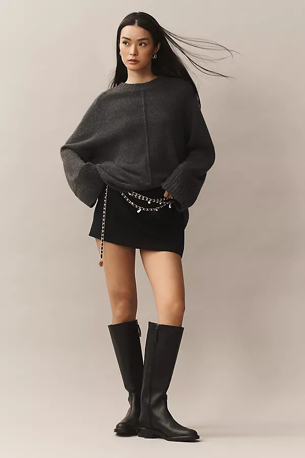 The Chandler Crew-Neck Relaxed Pullover Sweater: Cashmere Edition | Anthropologie (US)