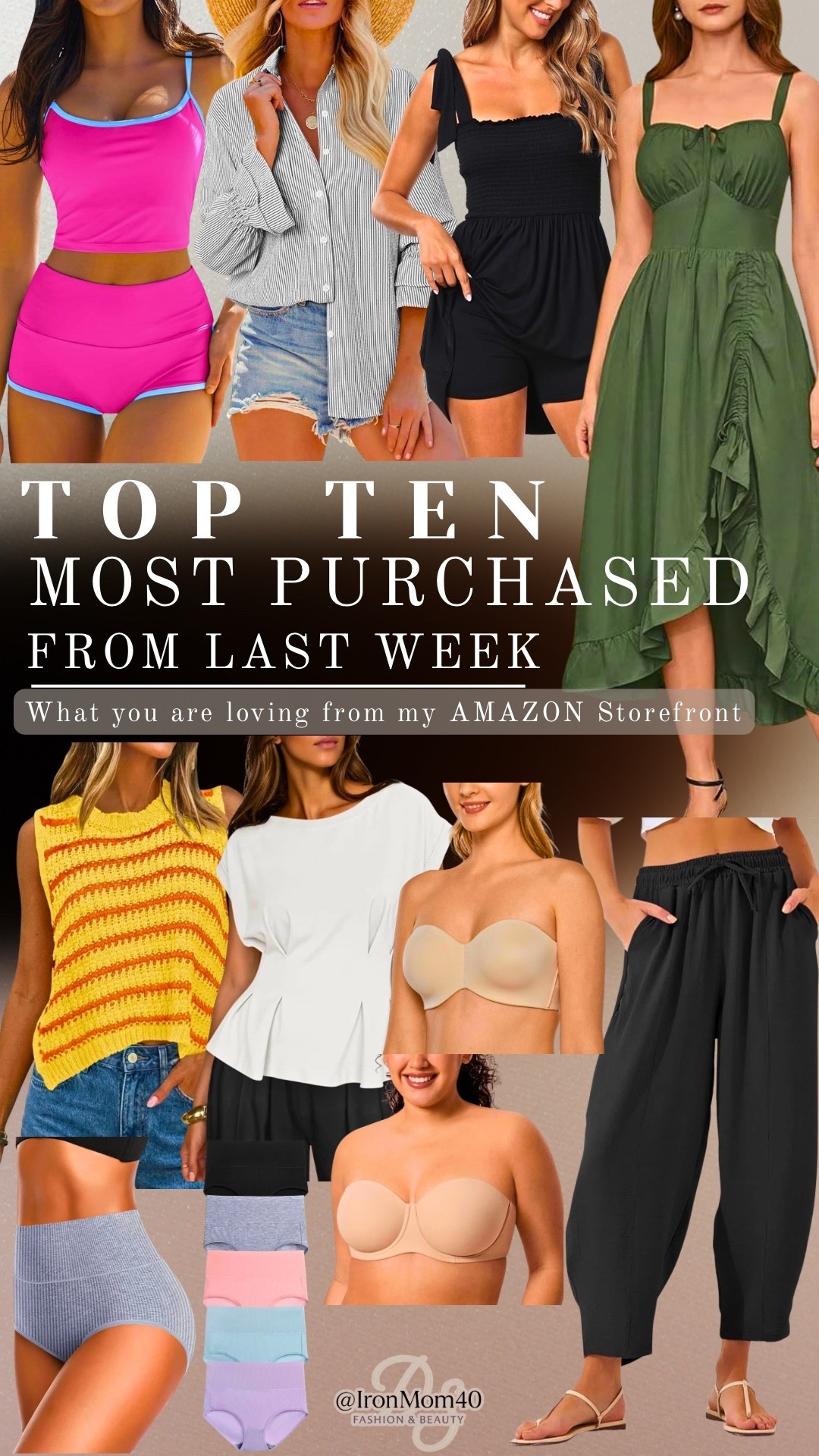 #weeklytop10 #weeklymostpurchased #mostloveditems

#LTKgrwm #LTKOver40 #LTKMidsize