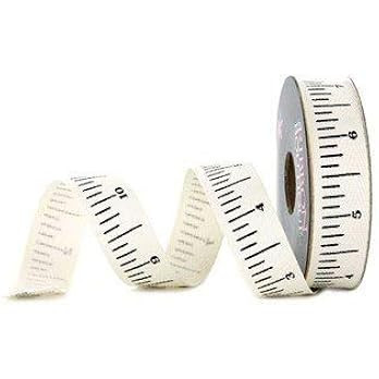 5/8" Natural & Black Twill Tape Measure Ribbon | Amazon (US)
