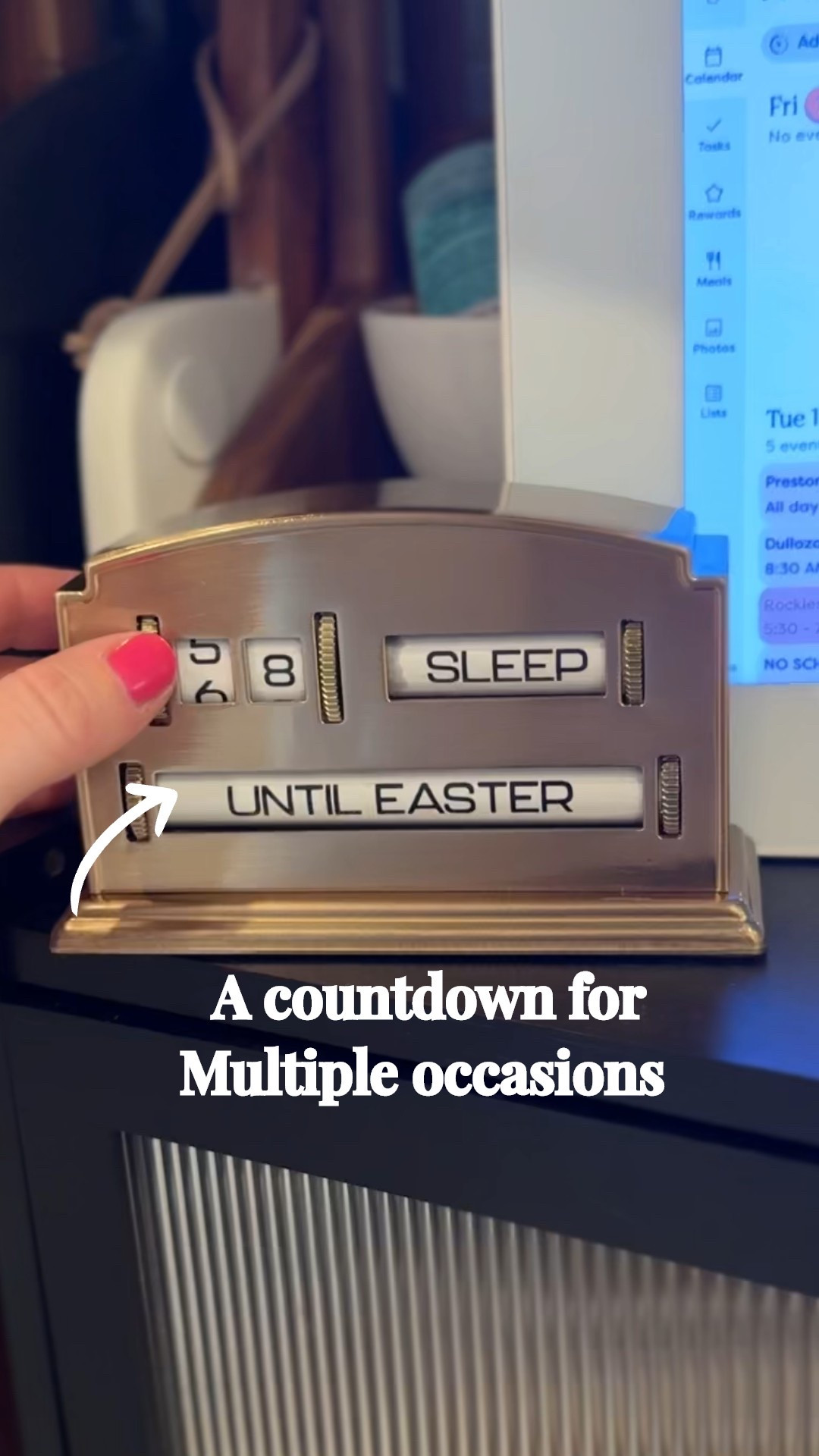 This little brass countdown keeper is  adorable and perfect for your kids to keep track of. It makes my boys excited to turn the dial every day. The best part is you can use it for multiple occasions! 

#LTKHoliday #LTKKids #LTKHome