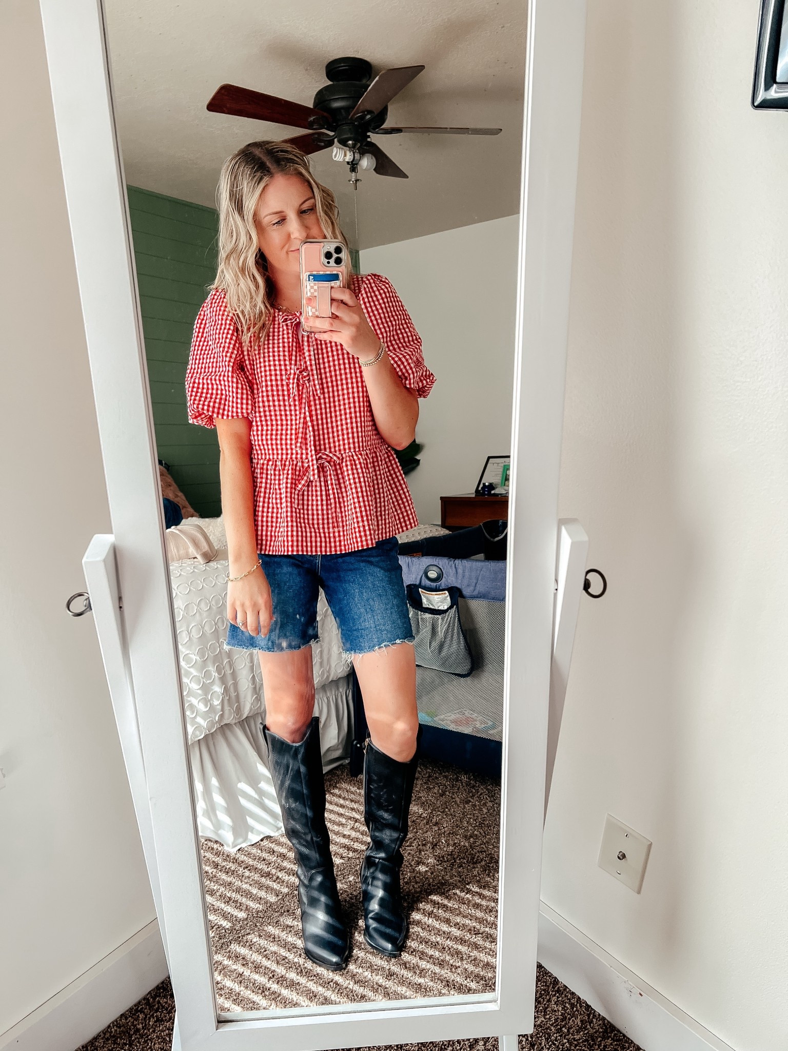 What I wore to the rodeo this summer. Summer fashion. Summer outfits. Cowgirl boots. Amazon fashion. Use code KARLIELLIS for 10% off the shirt and shorts  

#LTKSaleAlert #LTKFindsUnder50 #LTKStyleTip