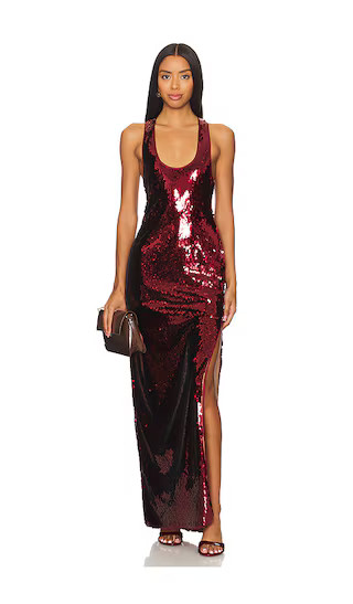 Bella Sequin Dress in Port | Revolve Clothing (Global)