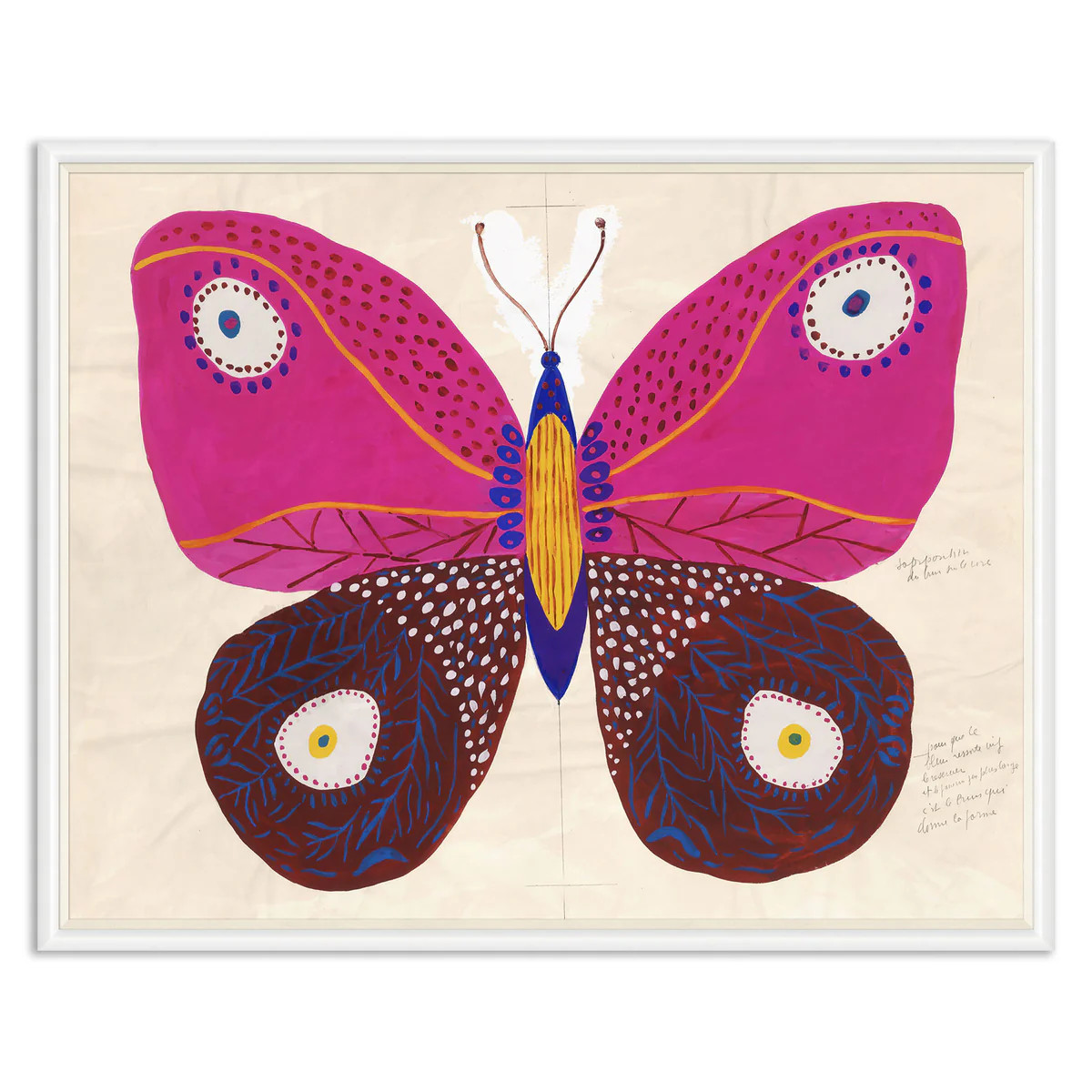 ‘Butterfly Pink’ by Paule Marrot | Printed Wall Decor | Scout Design Studio