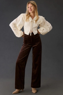 The Colette Full-Length Wide-Leg Pants by Maeve: Corduroy Edition | Anthropologie (US)