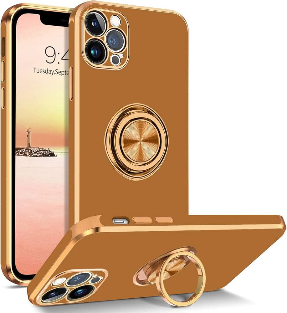 BENTOBEN iPhone 13 Pro Case, iPhone 13 Pro Phone Case with 360° Ring Holder Kickstand Magnetic C... | Amazon (US)